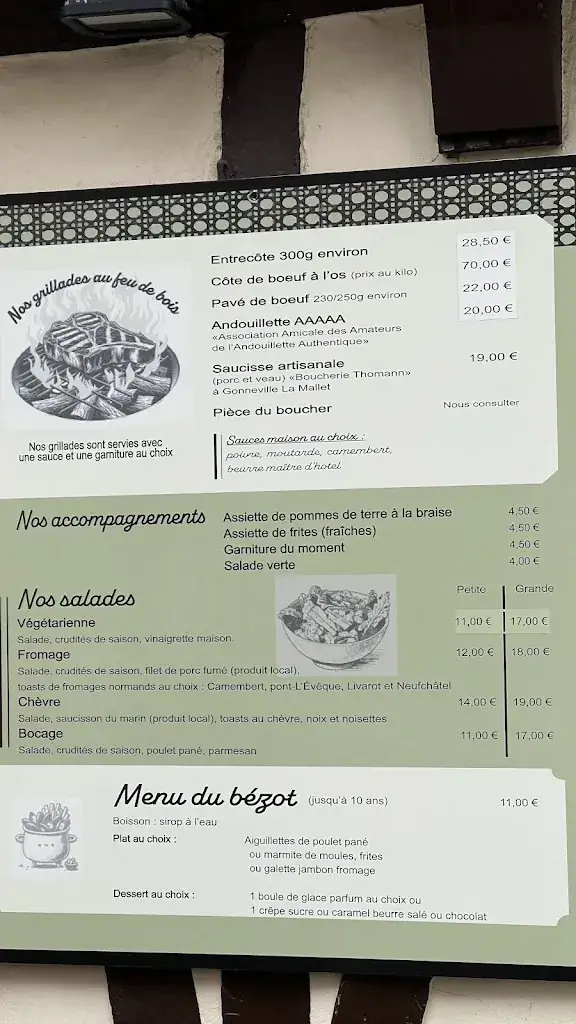 Menu_La Flottille_Étretat_immagine_1