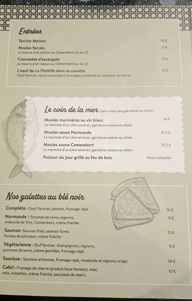 Menu_La Flottille_Étretat_immagine_2