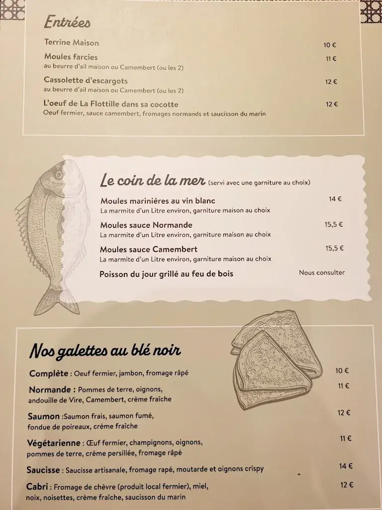 Menu_La Flottille_Étretat_immagine_3
