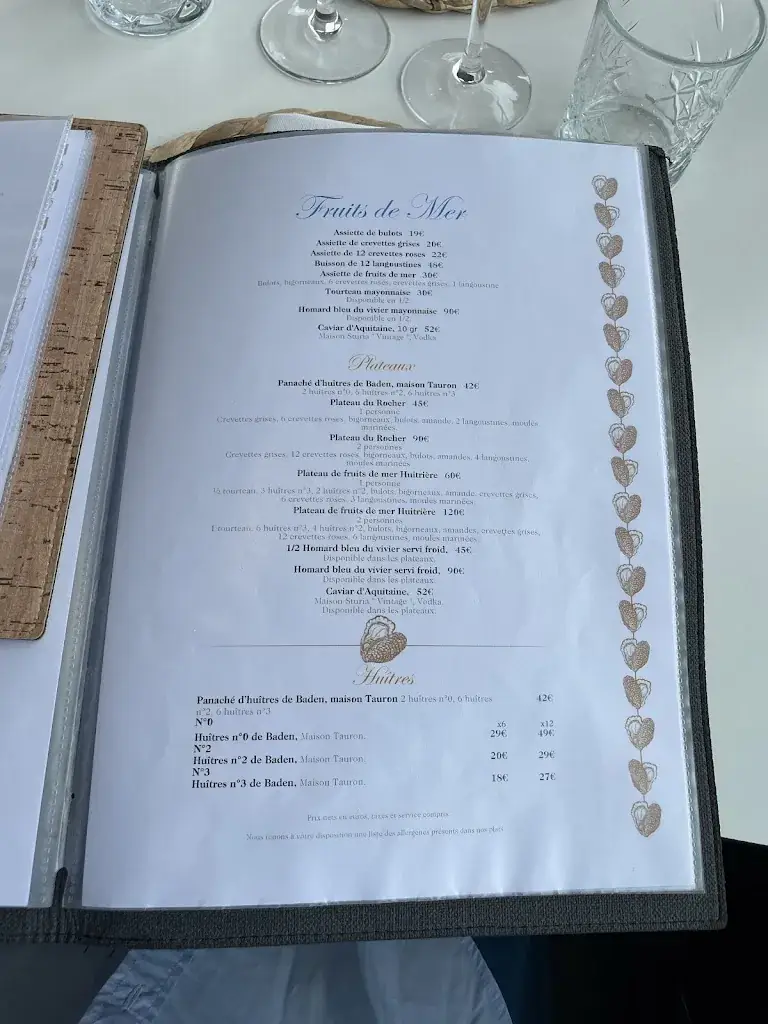 Menu_L'Huitrière_Étretat_image_1