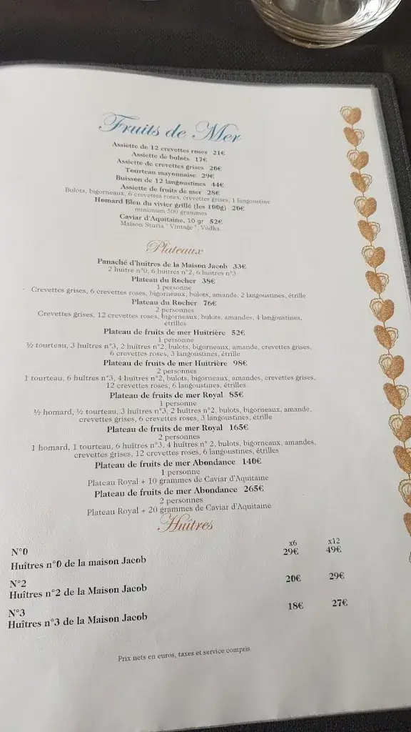 Menu_L'Huitrière_Étretat_image_2