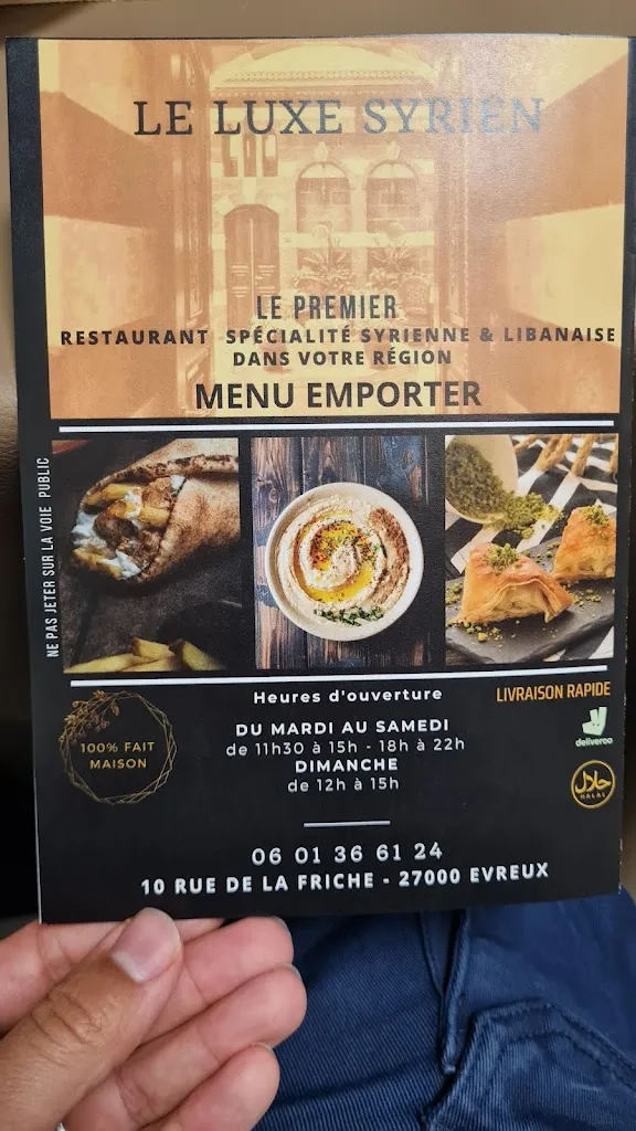 Menu_Le luxe syrien_Évreux_image_4