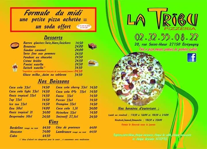 Menu_La Tribu_Étrépagny_image_4