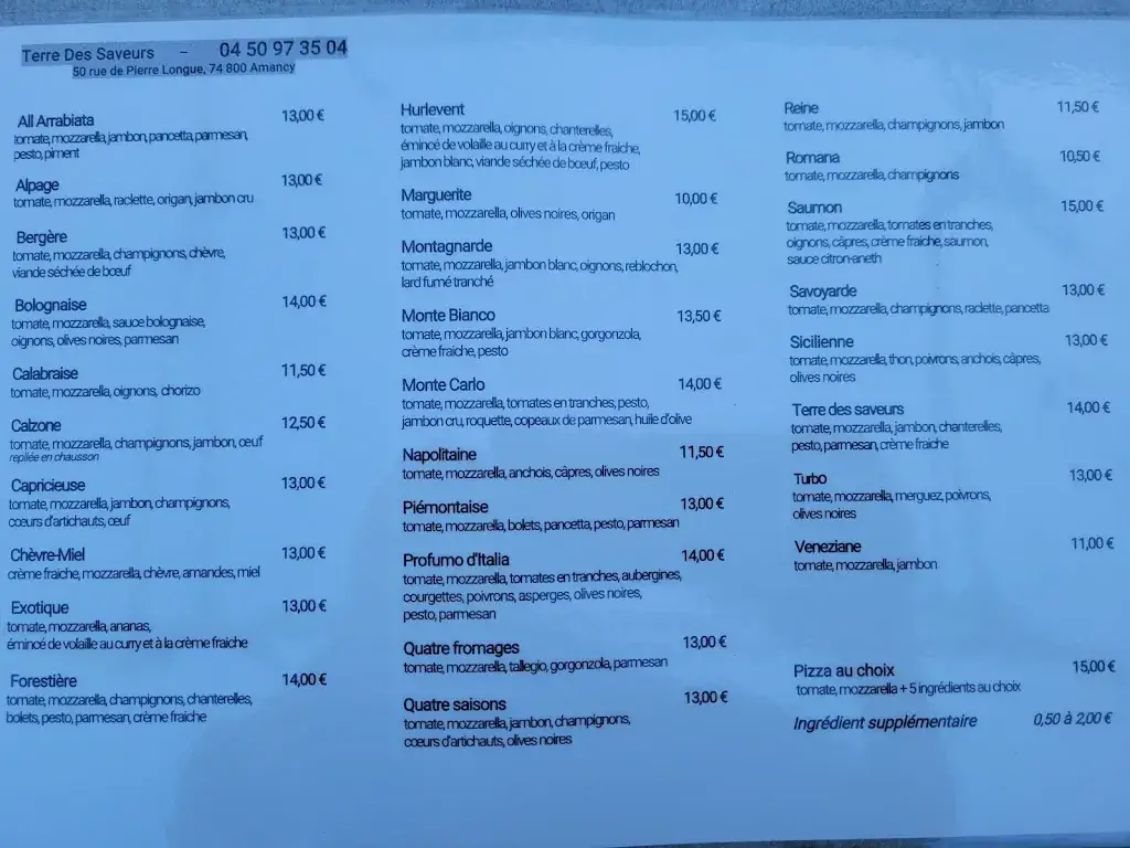 Menu_Terre Des Saveurs_Amancy_image_1