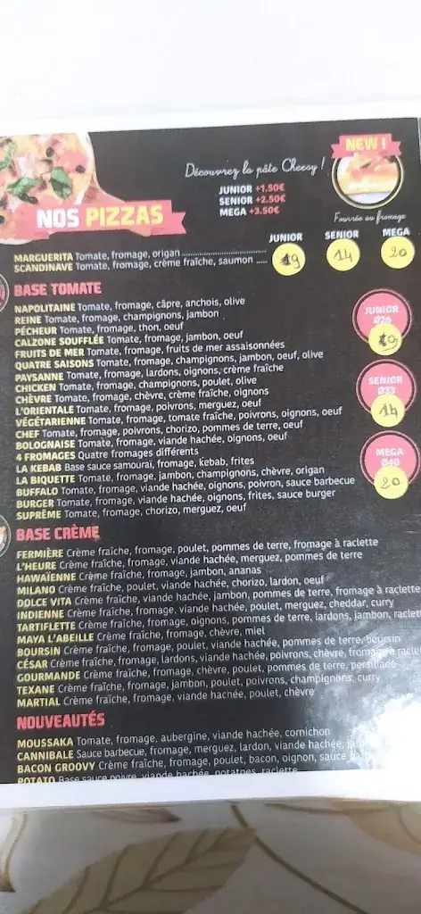 Menu_L'Eure Pizza_Étrépagny_image_1