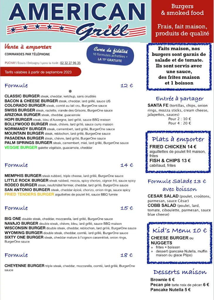 Menü_American Grill Puchay_Puchay_Bild_3