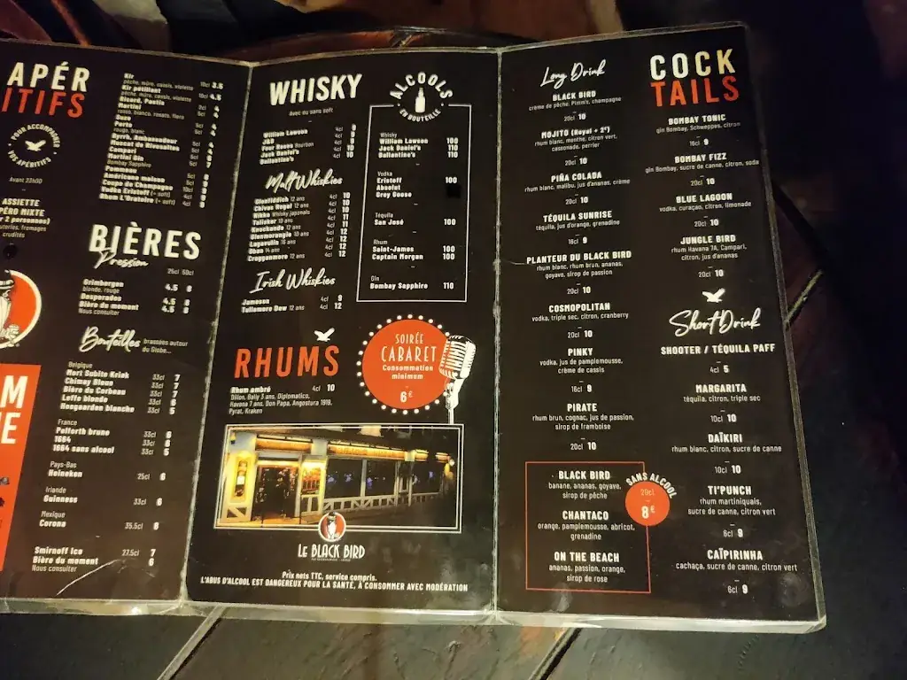 Menu_Le BLACK BIRD_Ézy-sur-Eure_image_1