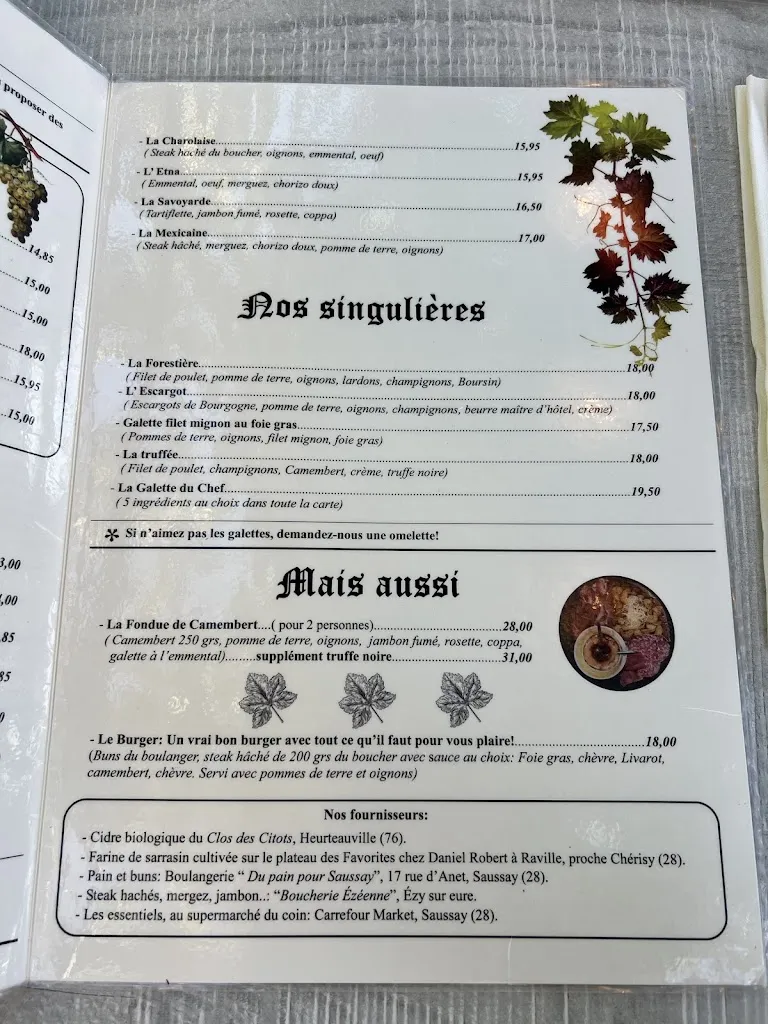 Menu_Crêperie de la Côte Blanche_Ézy-sur-Eure_image_1