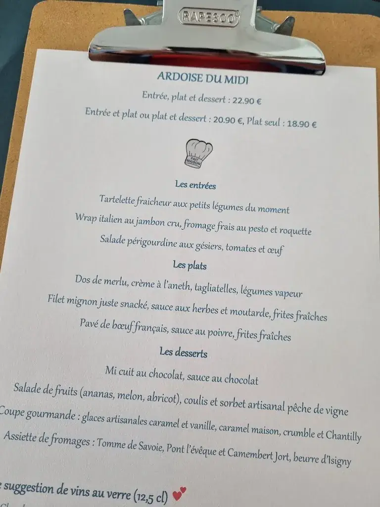 Menu_Le Vauquelin_Falaise_immagine_4