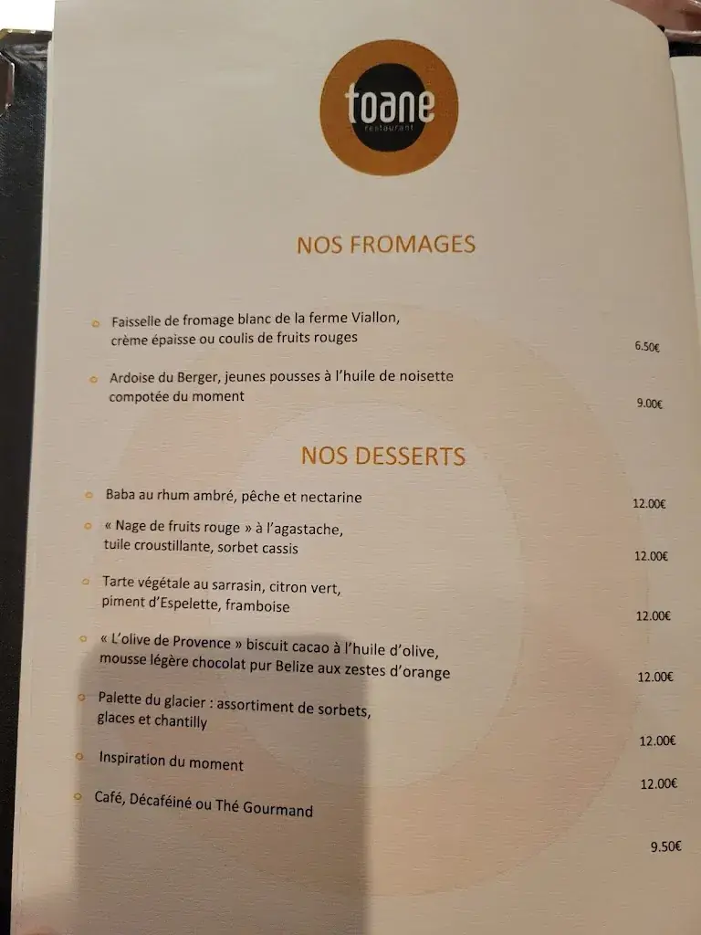 Menu_Toane Restaurant_Grézieu-la-Varenne_image_1