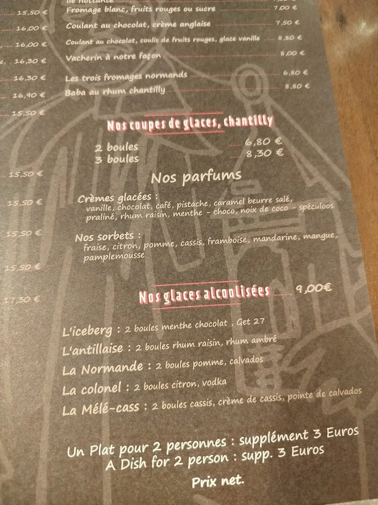 Menu_Le Gars de Falaise_Falaise_image_2