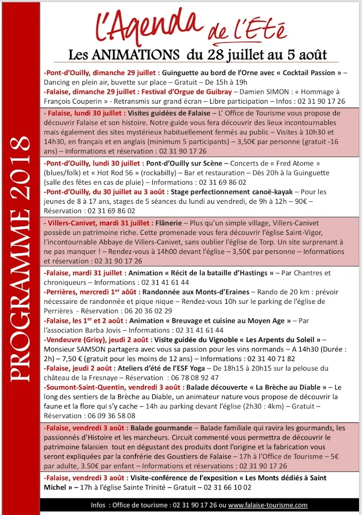 Menu_La Licorne SARL_Falaise_image_2