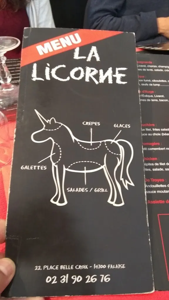 Menu_La Licorne SARL_Falaise_image_4