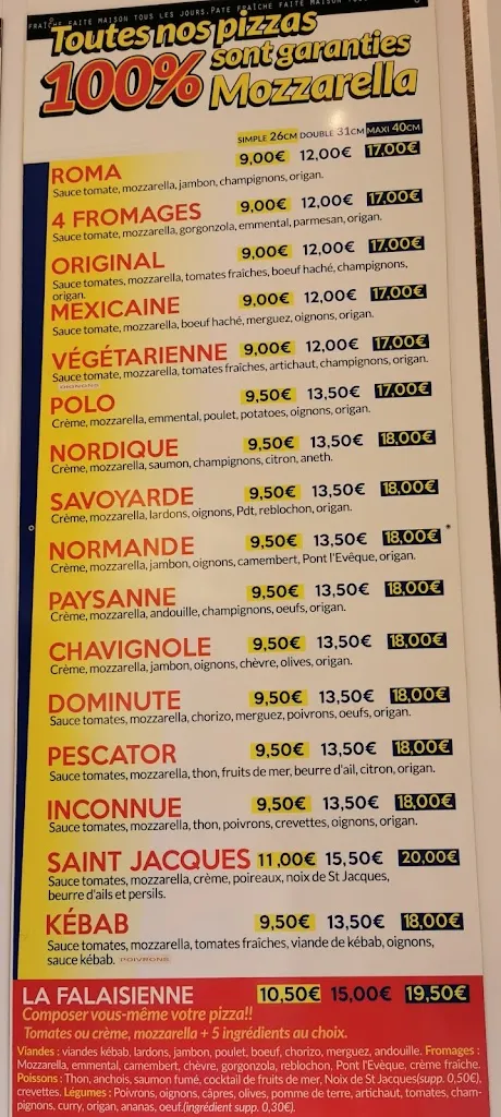 Menu_Dominute Pizza_Falaise_image_2