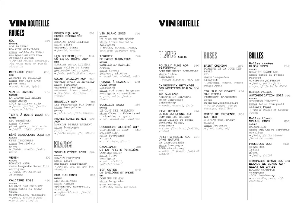 Menu_Le Sémaphore, Bistrot Côtier_Flamanville_image_1