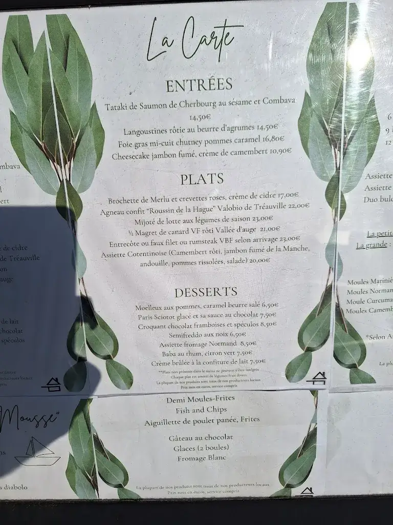 Menu_Restaurant Le vent de Mer_Pieux_image_2