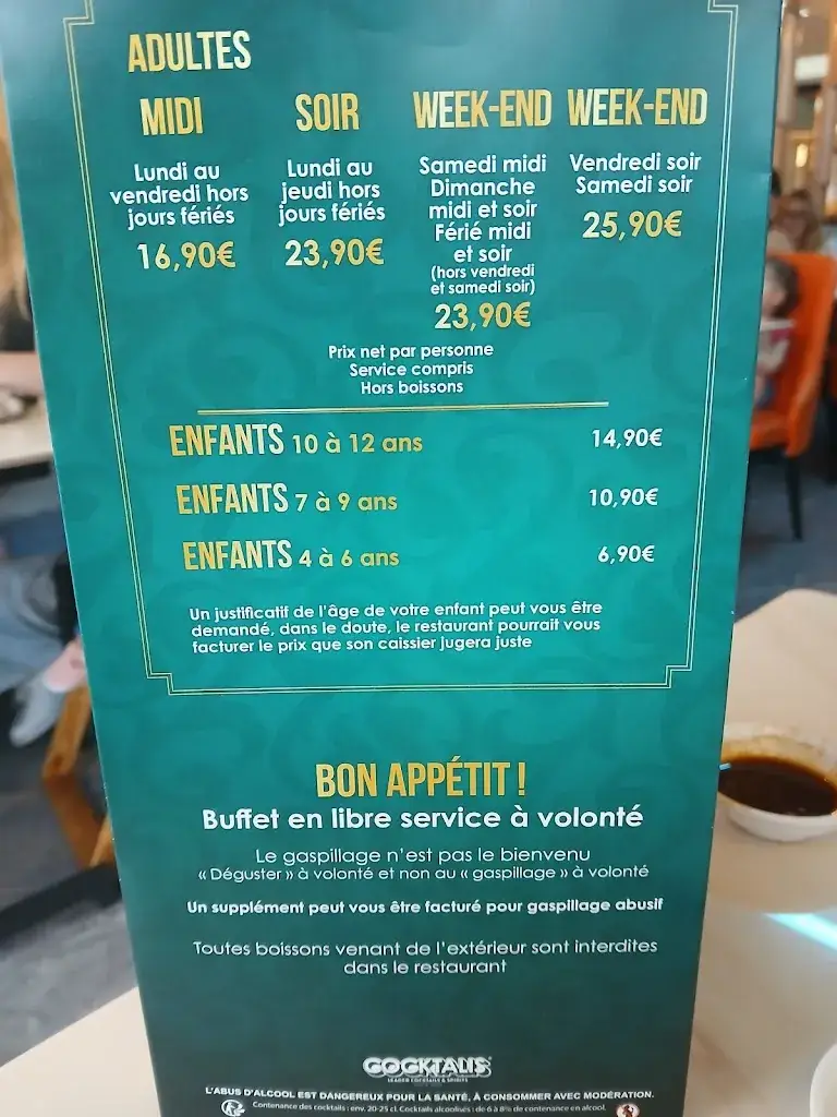 Menu_O'Ciel BUFFET_Flers_image_1