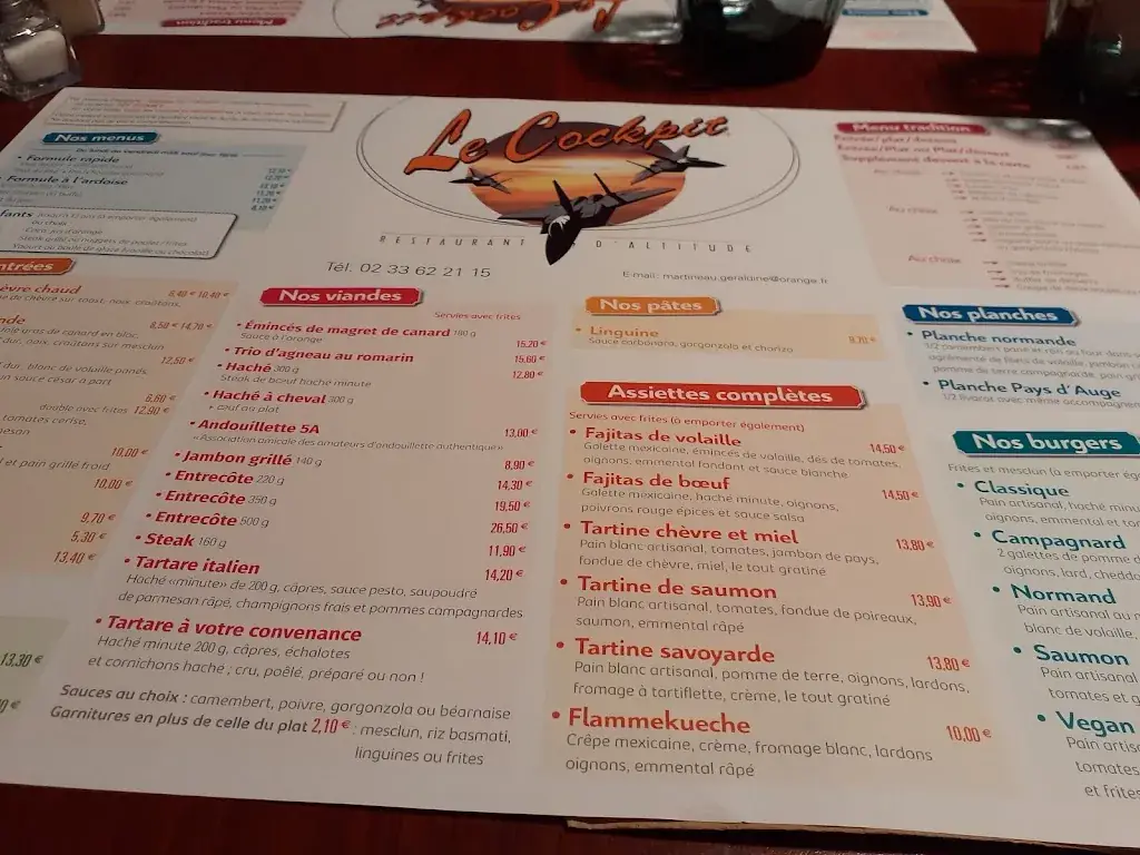 Menü_Le Cockpit_Flers_Bild_2