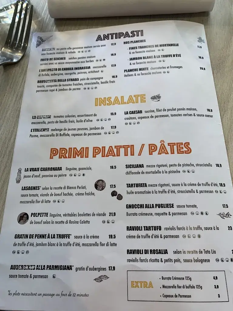 Menü_La Strada Bellissima (restaurant italien)_Grézieu-la-Varenne_Bild_3