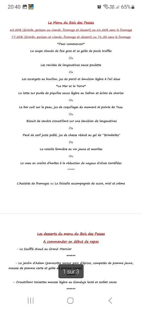 Menu_Auberge de Groisy_Groisy_immagine_1
