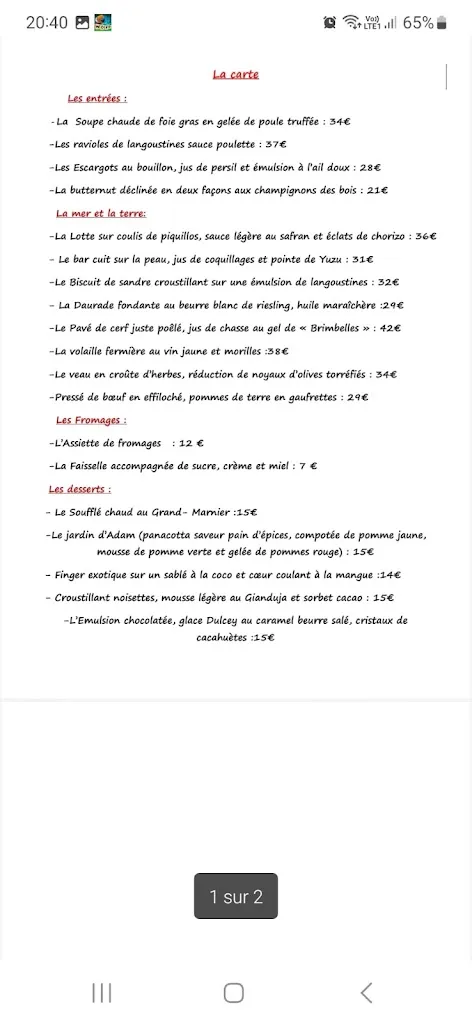 Menu_Auberge de Groisy_Groisy_immagine_3