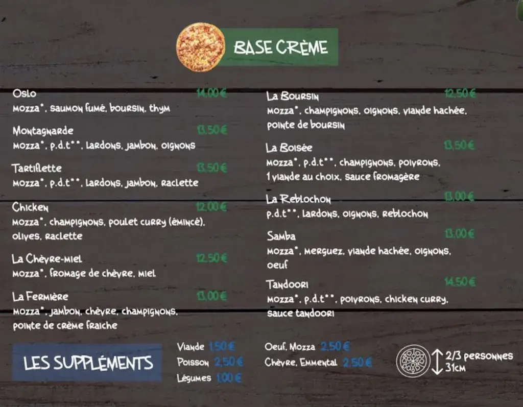 Menu_La Cabane à Pizza _Gainneville_image_2