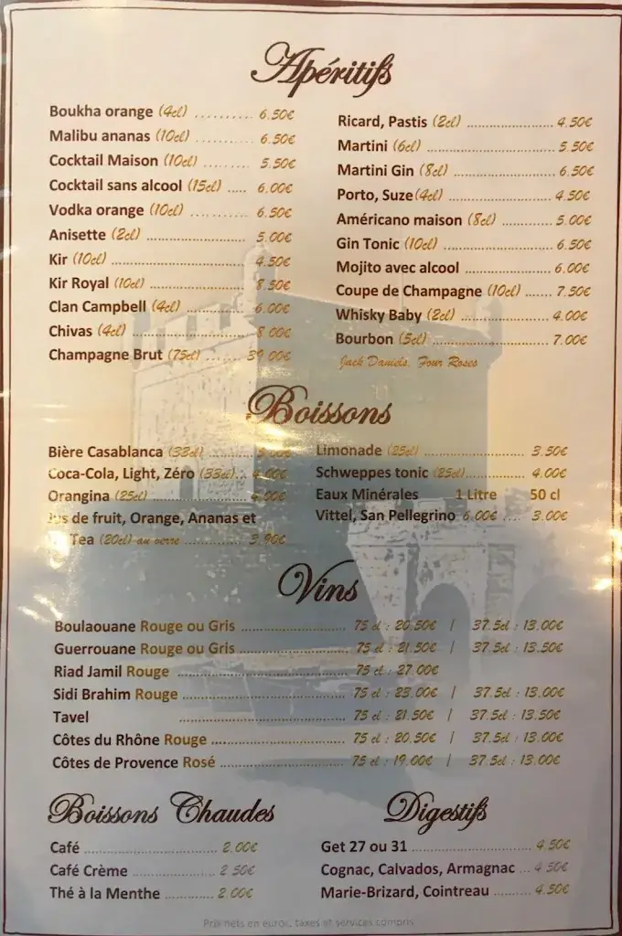 Menu_Restaurant le Mogador_Gisors_image_1