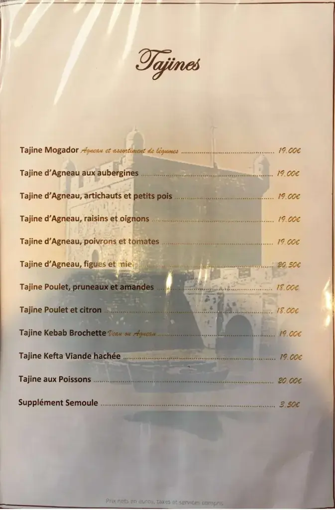 Menu_Restaurant le Mogador_Gisors_image_4