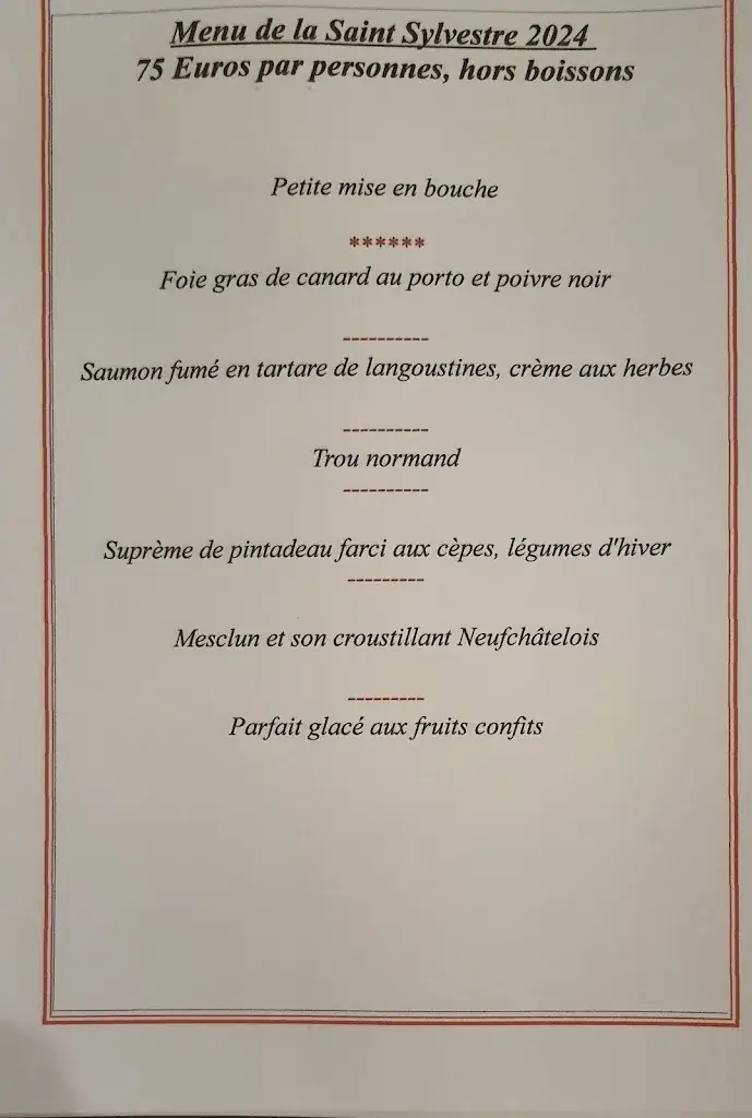 Menu_Auberge du Beau-Lieu_Forges-les-Eaux_image_1