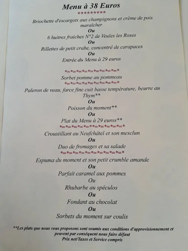Menu_Auberge du Beau-Lieu_Forges-les-Eaux_image_2