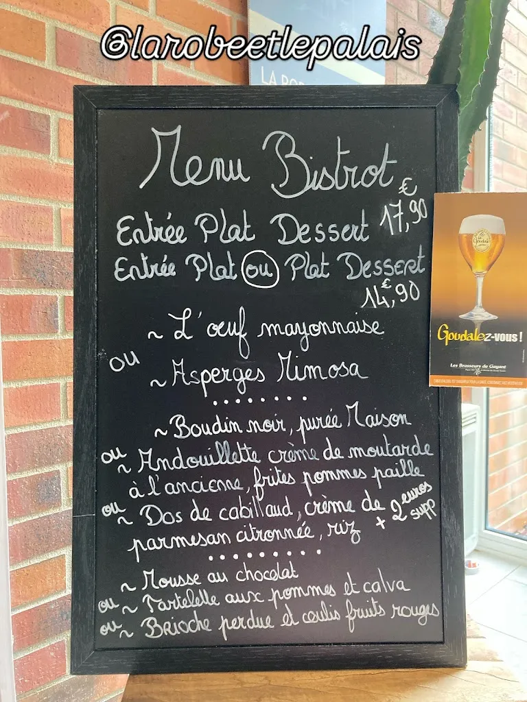 Menu_Hôtel Restaurant La Robe et le Palais Forges les Eaux_Forges-les-Eaux_image_1