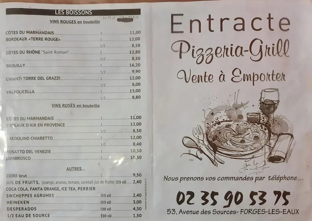 Menu_Pizzeria l'entracte_Forges-les-Eaux_image_2