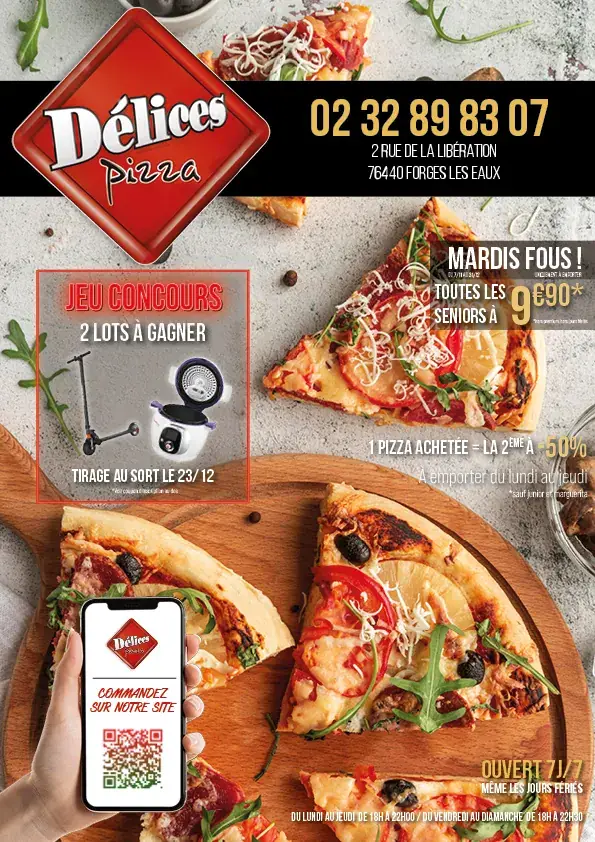 Menü_Délices Pizza Forges Les Eaux_Forges-les-Eaux_Bild_2