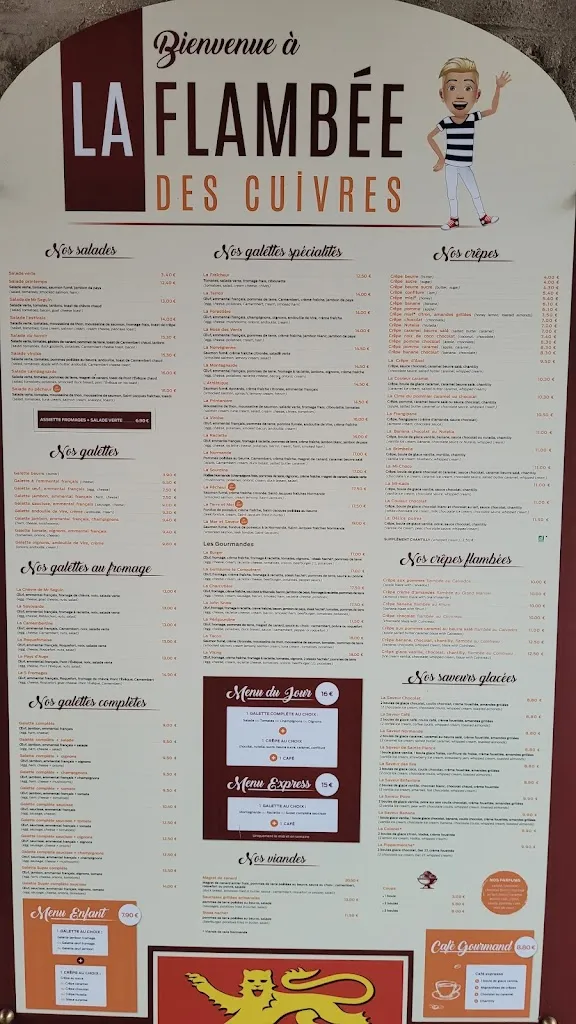 Menu_La Flambée des Cuivres_Villedieu-les-Poêles-Rouffigny_image_1