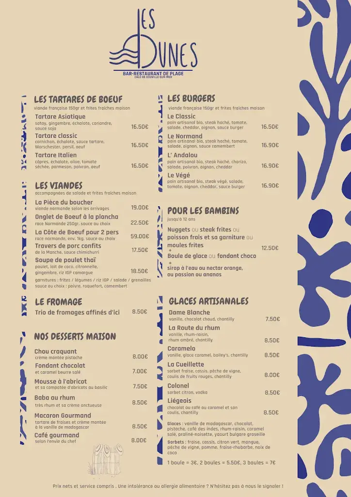 Menu_Les Dunes_Gouville-sur-Mer_immagine_2