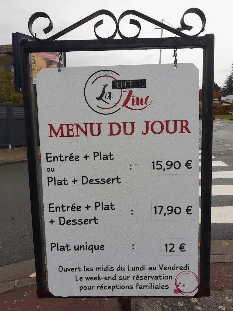 Menu_La Pointe Du Zinc_Grand-Couronne_imagen_2