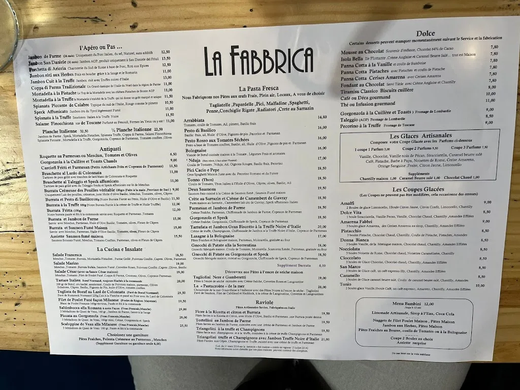 Menu_La Fabbrica_Granville_image_2