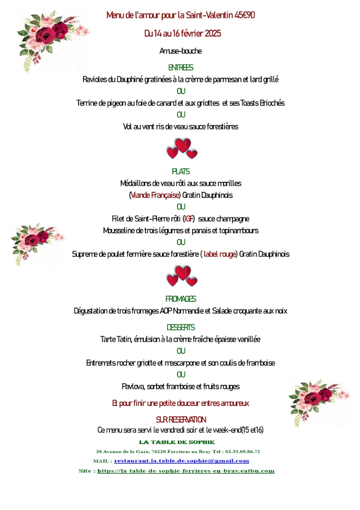 Menu_La Table de Sophie_Ferrières-en-Bray_image_4