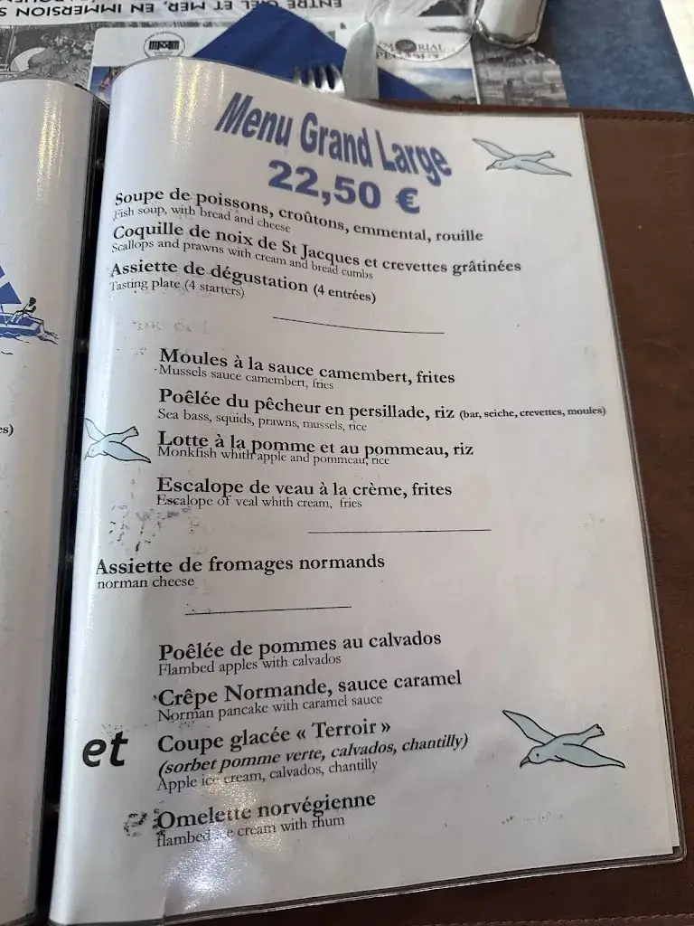 Menu_La Marine_Grandcamp-Maisy_image_3