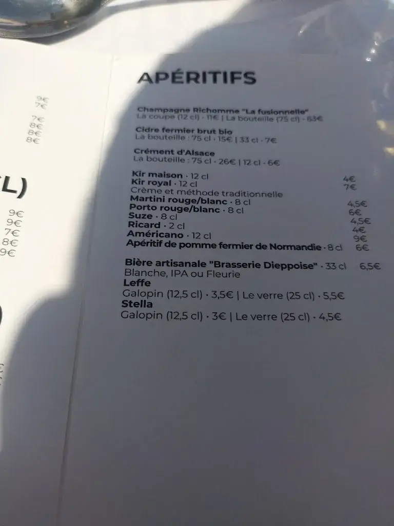 Menu_Restaurant L'Aquilon - Pourville sur mer_Hautot-sur-Mer_immagine_3
