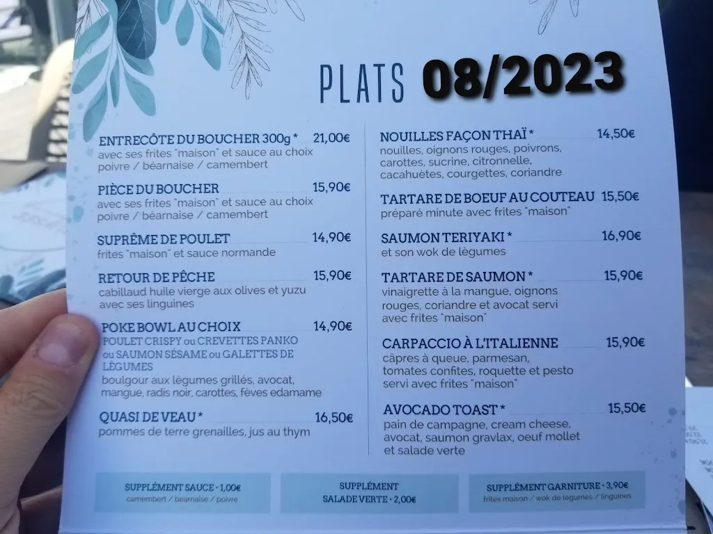 Menu_L'Élysée restaurant_Hérouville-Saint-Clair_image_1