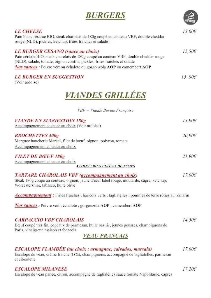 Menu_Restaurant Pizzeria Cesano_Hérouville-Saint-Clair_image_2