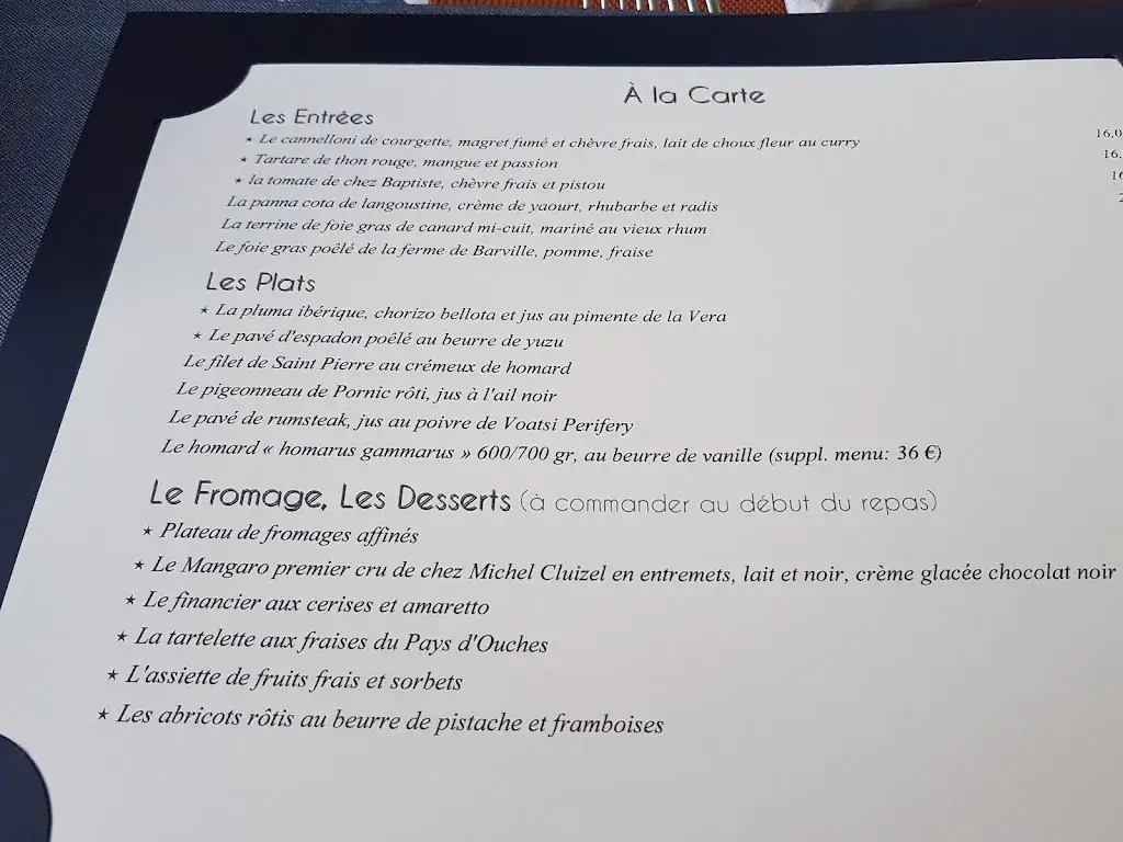 Menu_Hostellerie d'Acquigny_Acquigny_image_4