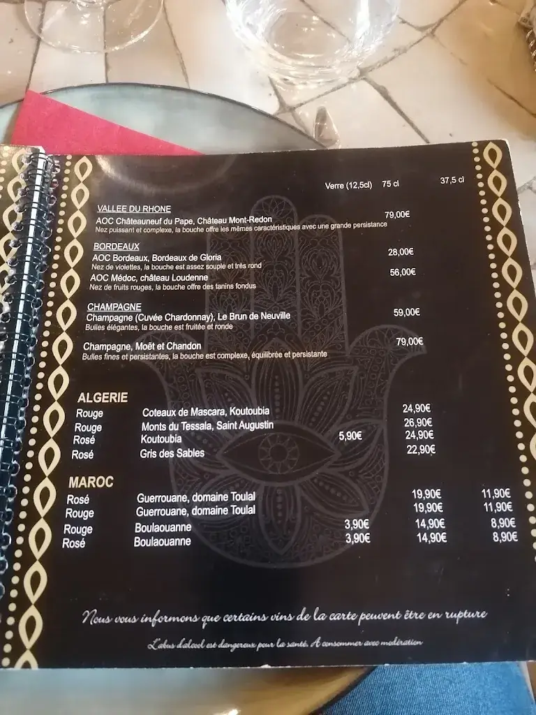 Menu_La Casbah_Acquigny_image_3