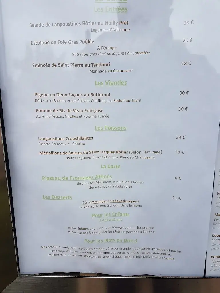 Menu_SOUS LA TOQUE D'OLIVIER_Isneauville_image_3