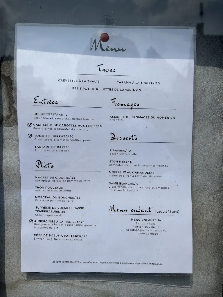 Menu_La Maison Pacel_Pacy-sur-Eure_image_1
