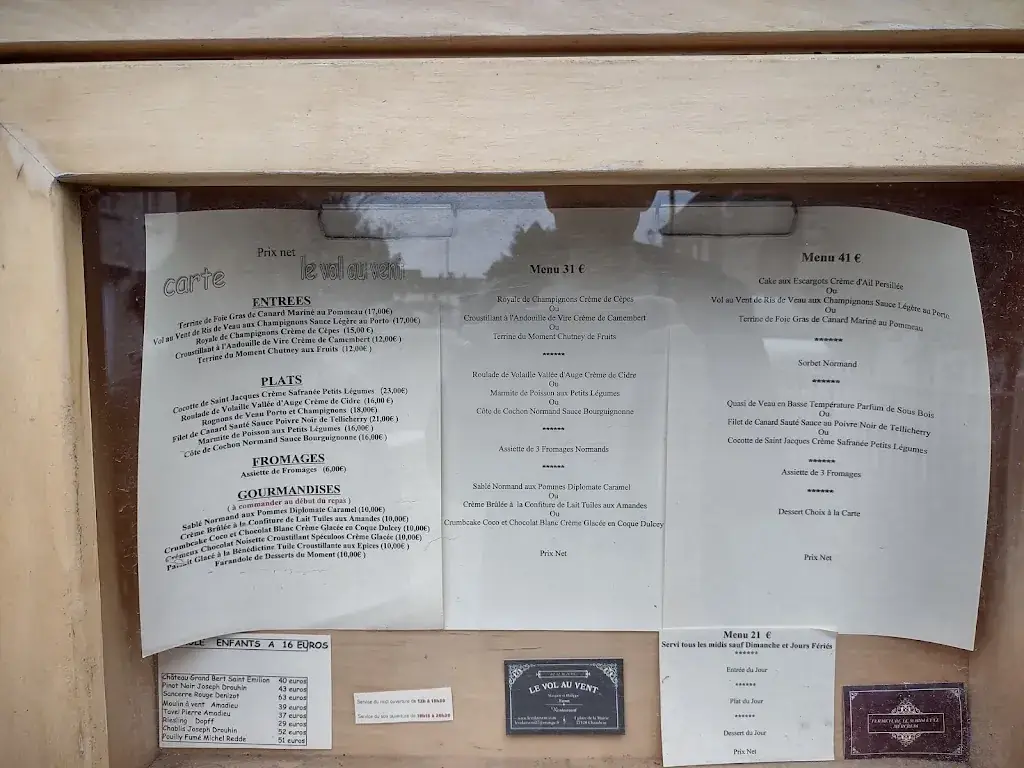 Menu_Le Vol au Vent_Chambray_image_1