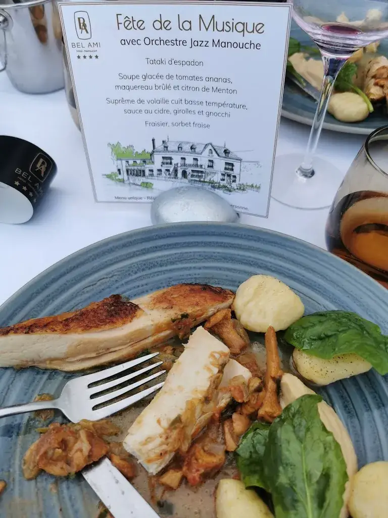 Menü_Restaurant @ Bel Ami Hotel Restaurant Normandie_Pacy-sur-Eure_Bild_4