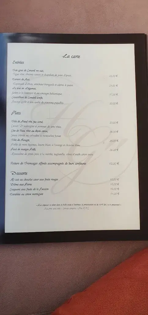 Menu_Restaurant Le Millésime_Ménilles_image_3