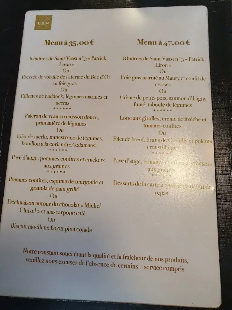 Menu_L'Eden D'Houlgate_Houlgate_image_4